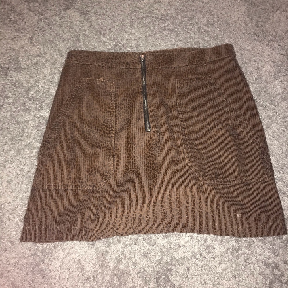 cheetah print mini skirt